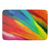 Tapis De Bain Plumes colorées (Devant)