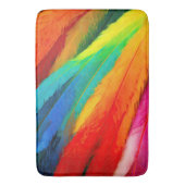 Tapis De Bain Plumes colorées (devant Vertical)