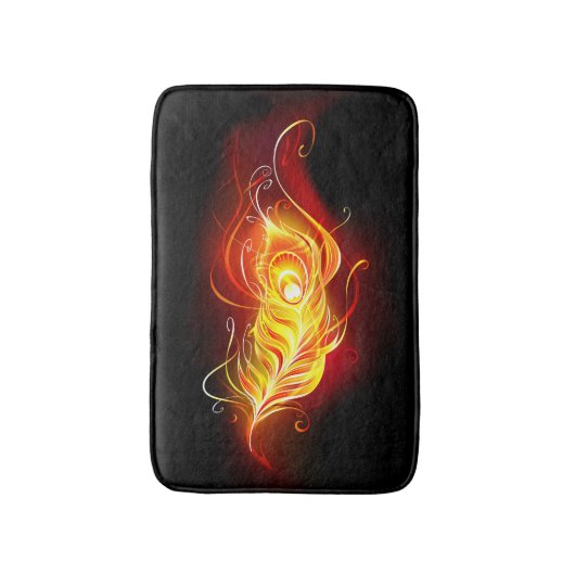 Tapis De Bain Plumes de paquetage de feu (Devant (Vertical))