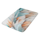 Tapis De Bain Plumes de pastel doux (Angle)