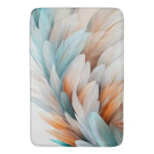 Tapis De Bain Plumes de pastel doux (devant Vertical)