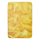 Tapis De Bain Plumes jaune vif (devant Vertical)