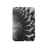 Tapis De Bain Plumes noires et blanches (Devant (Vertical))