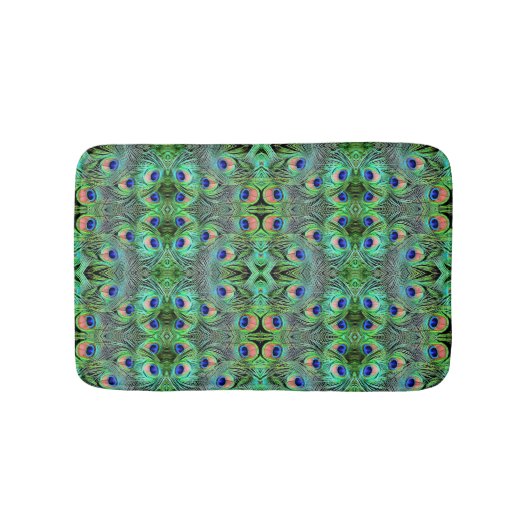 Tapis De Bain Plumes Peacock de bain (Devant)