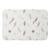 Tapis De Bain Plumes Tendance Collection Luxe Boho (Devant)