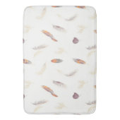 Tapis De Bain Plumes Tendance Collection Luxe Boho (devant Vertical)