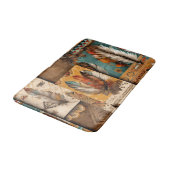 Tapis De Bain Plumes tribales du sud-ouest aztèque (Angle)