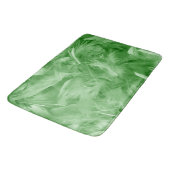 Tapis De Bain Plumes vertes (Angle)