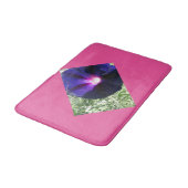 Tapis De Bain Plutôt rose et violet chaud Floral (Angle)