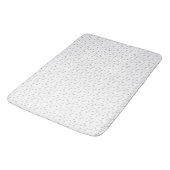 Tapis De Bain Point, Nickel Gris (Angle)