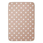 Tapis De Bain Point Polka Brown (devant Vertical)