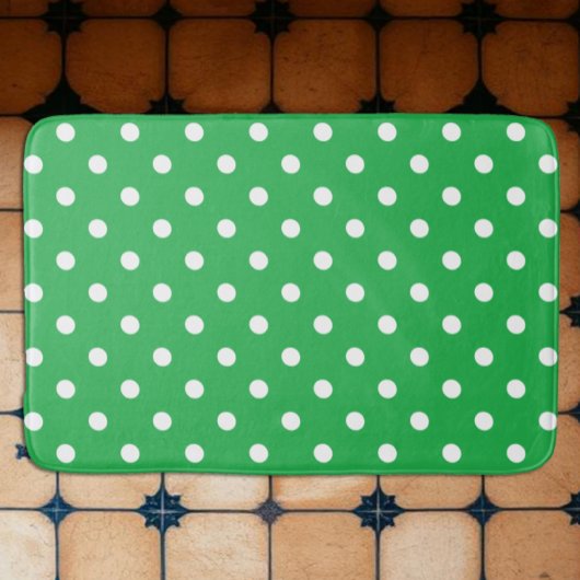 Tapis De Bain Point vert