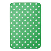Tapis De Bain Point vert (devant Vertical)