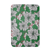 Tapis De Bain Pointe blanche, motif de Noël (Devant (Vertical))