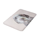 Tapis De Bain Pointing à poils durs Peinture Griffon - Art Chien (Angle)