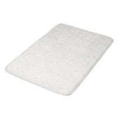 Tapis De Bain Points Aquarelle Confetti Or (Angle)