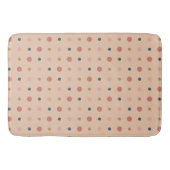 Tapis De Bain Points bleus, bleus et or (Devant)