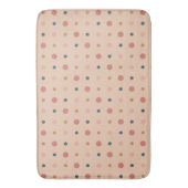 Tapis De Bain Points bleus, bleus et or (devant Vertical)