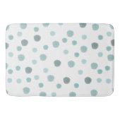 Tapis De Bain Points bleus d'aquarelle (Devant)