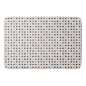 Tapis De Bain Points bleus et magenta (Devant)