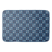 Tapis De Bain Points bleus et magenta (Devant)