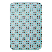 Tapis De Bain Points bleus et oranges 4 (devant Vertical)
