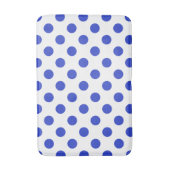 Tapis De Bain Points bleus royaux (Devant (Vertical))