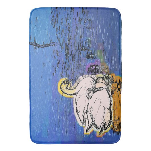 TAPIS DE BAIN POINTS CUITS (devant Vertical)