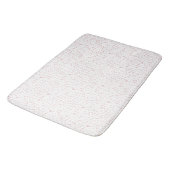 Tapis De Bain Points d'aquarelle Confetti rose (Angle)