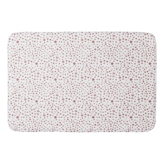 Tapis De Bain Points d'aquarelle Ruby Confetti (Devant)