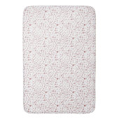Tapis De Bain Points d'aquarelle Ruby Confetti (devant Vertical)