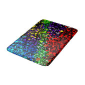 Tapis De Bain Points de peinture à explosion couleur Cool modern (Angle)