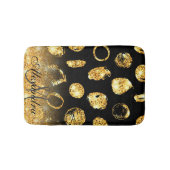 Tapis De Bain Points de pinceau d'or (Devant)