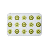 Tapis De Bain Points de polka verts (Devant)