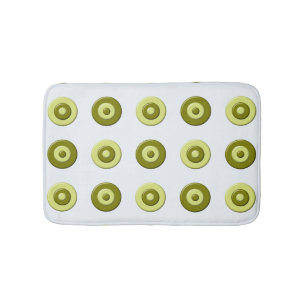 Tapis De Bain Points de polka verts