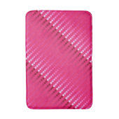 Tapis De Bain Points de satin - nuances de rose fuchsia (Devant (Vertical))