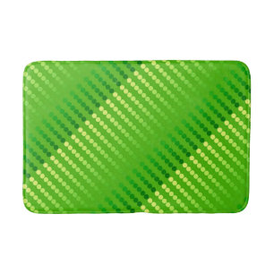 Tapis De Bain Points de satin - nuances de vert de chaux