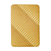 Tapis De Bain Points en satin - or et moutarde (Devant (Vertical))