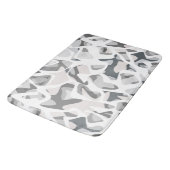 Tapis De Bain Points gris clair motif Abstrait tacheté (Angle)