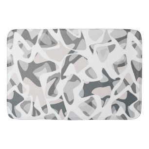 Tapis De Bain Points gris clair motif Abstrait tacheté