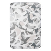 Tapis De Bain Points gris clair motif Abstrait tacheté (devant Vertical)