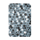 Tapis De Bain Points Gris Cool Rétro Salle de bain Rug Bain Mat (Devant (Vertical))