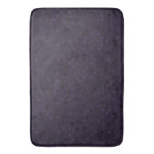 Tapis De Bain points noirs et violets (devant Vertical)