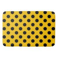 Points noirs sur fond jaune