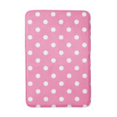 Tapis De Bain Points Pink & White (Devant (Vertical))