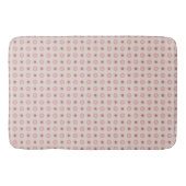 Tapis De Bain Points roses et olives (Devant)