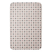 Tapis De Bain Points roses, gris et noirs (devant Vertical)