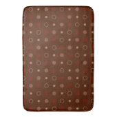 Tapis De Bain Points rouges, bruns et rouillés (devant Vertical)
