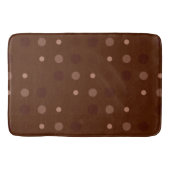 Tapis De Bain Points rouges, bruns et rouillés (Devant)