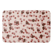 Tapis De Bain points rouges et roses (Devant)